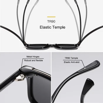 SIMPRECT TR90 Polarizované slnečné Okuliare Mužov 2021 Vodiča UV400 Retro Námestie slnečné Okuliare Retro Slnečné Okuliare Pre Mužov Anti-Glare Oculos