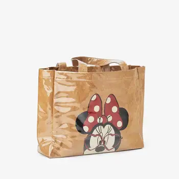 Disney Mickey mouse Kraft papier lady taška cez rameno ženy kabelka High capacity cartoon nákupní taška