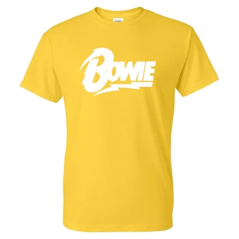 Rockový Spevák David Bowie T-shirt Muži Ženy Šport Bežné Streetwear Bavlna Módne Tričko O-Neck Tričko Krátky Rukáv Tees Topy Muž
