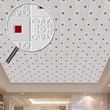 70x70cm 3D Stereo Pena Samolepky na Stenu Strechy Samolepiace Tapety Panel Home Decor Obývacia Izba, Spálňa Deti Miestnosti, Dekoratívne