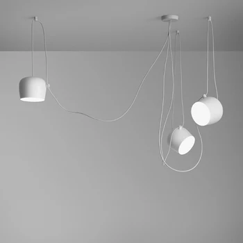 Moderné, Jednoduché, Priemyselné Vietor Hliníkové LED E27 Čierna Biela D18cm D24cm Osvetlenie Svetelné Zariadenie, Obývacia Miestnosť/Sála/Villa AC220v