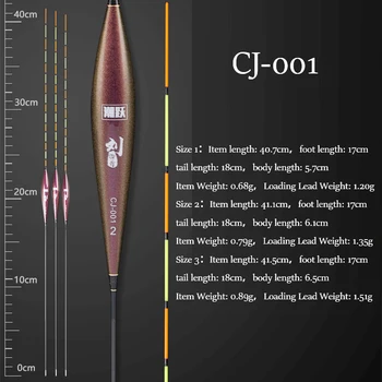 1 Kus Čerstvej Vody Reed, Rybárske Plaváky Plytkej Vode Boja Vertikálne Bobber Tvrdý Chvost Boya Float Farba Tela Premenlivé Accessorie