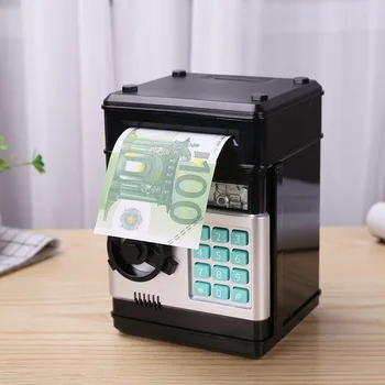 Elektronické Prasiatko Safe Money Box pre Deti Darček Digitálnych Mincí na Peňažné Úspory Depozitné BANKOMAT Heslo Peniaze Box