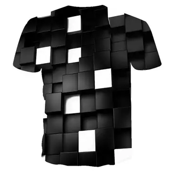 2020 Najnovšie t shirt mužov Letné Štýl Módy Tlače 3D T shirt Mužov farebné Tlač Krátke rukávy Tees topy t-shirt