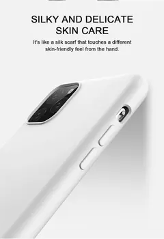Pre iPhone 11 Pro Prípade Na iPhone11 11 Pro Max XR X XS Max 7 8 6 6 Plus Prípade Kvapalných Silikónové Pôvodné ShockProof Kryt Telefónu