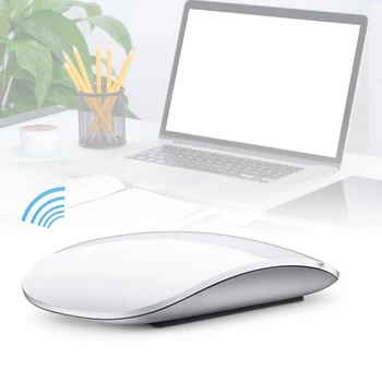 Bezdrôtový Bluetooth TouchSensor Myši Ergonomicky Pohodlne, Myši, Pracovnej Plochy Počítač Univerzálny Pre MacBook Windows