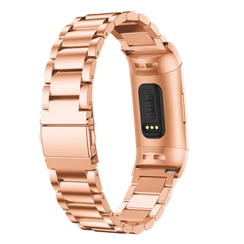 Originálne Luxusné watchband Crystal Nehrdzavejúcej Ocele Sledovať potítka Popruhy Odkaz Náramok Smartwatch Popruh Pre Fitbit Poplatok 3 4
