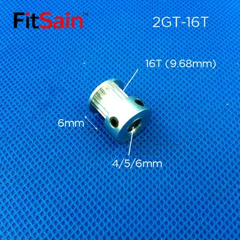 FitSain-2GT 16T:60T 1:4 hliníkovej zliatiny kladka zníženie pomeru jednotky synchrónne kolesa, stred diera 3.175/4/5/6/6.35/8/10/12 mm
