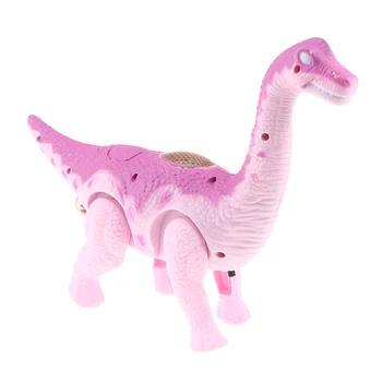 Deti Hračky Realisticky Chôdza Hračka Dinosaur Model Obrázok s Svetiel a Zvukov (Brachiosaurus)