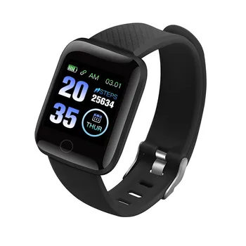 116 Smart Hodinky Srdcovej frekvencie Fitness Tracker Hodinky Muži Ženy Krvný Tlak Monitor Nepremokavé Športové Smartwatch Pre Android IOS