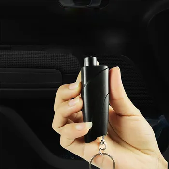 Prenosné 3 V 1 Mini Auto Pohotovostné Nástroje Auto Bezpečnosť Kladivo Okno Istič Uniknúť Záchranné Zariadenie Bezpečnostného Pásu Fréza Keychain Kladivo
