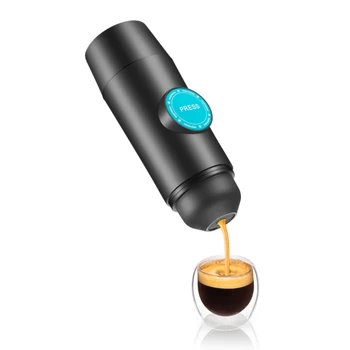 2 v 1 Kapsule & Zemi Mini Espresso Prenosný kávovar Teplej a Studenej Ťažba USB Elektrické Kávový Prášok Stroj na Výrobu