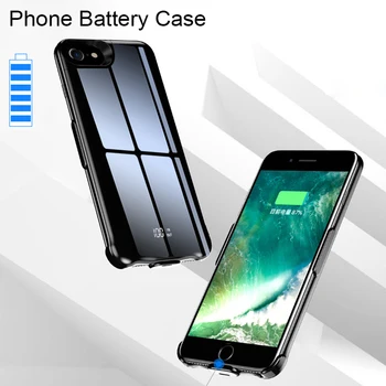 5000mAh Pre iPhone Nabíjania Batérie Prípade Externé Batérie puzdro Pre iPhone 6 6 7 8 8000mAh Pre iPhone 6Plus 6sPlus 7Plus 8Plus