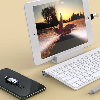 Ihuigol 2 1 TF (Micro SD Čítačka Pamäťových Kariet USB 3.0 Svetelné OTG Adaptér Pre iPhone 7 8 Plus 11 iPad IOS13 Pre Prenosný Počítač
