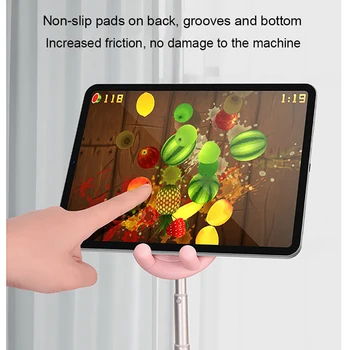 Roztomilý Zajačik Sytle Mobilný Telefón Držiak na Stojan Nastaviteľný Stôl Prenosný Telefón Stojan Pre iPhone, iPad Xiao Tabletu Podpora Mobilných zariadení