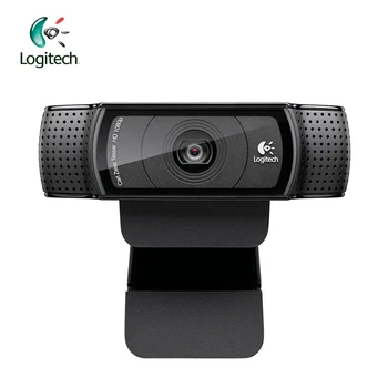 90% nových Logitech Pro C920 HD 1280P Webcam Video Nahrávanie s 15 Miliónmi Pixelov CMOS 30FPS pre Windows 10 Podporu Úradný Test