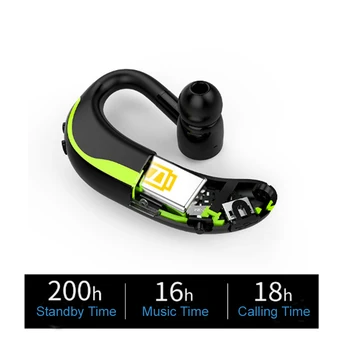 F600 bezdrôtové Bluetooth slúchadlá Bluetooth universal business dlhý pohotovostný Visí ucho, športové sweatproof Bluetooth headset