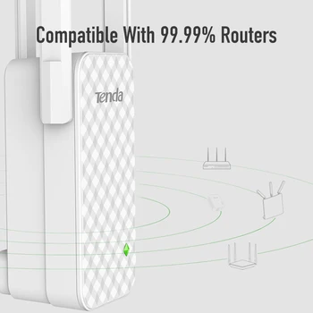 Tenda A12 Bezdrôtový WiFi Opakovač, Univerzálny Bezdrôtový Range Extender, Zvýšiť AP Prijímanie Spustenie, Vysoko Kompatibilný s Router