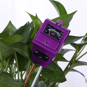 3 V 1 pre Digitálne Pôdnej Vlhkosti a Slnečnému žiareniu PH Meter Tester pre Rastliny, Kvety Kyslosť Meranie Vlhkosti Záhradné Náradie