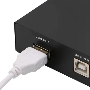 2 Porty USB2.0 Zdieľanie Prístroj Prepnite Prepínač Adaptéra Pole Pre PC, Skener, Tlačiareň 10166