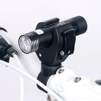 Cyklistické Svetlo Držiak o 360 Stupňov Otočná Bicykli objímky T6 L2 Q5 LED Baterkou Svetlometu Mount Časti Riadidlá Zvuk box Nainštalovať