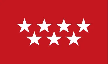 Španielsko španielsky Madrid Vlajka 3X5FT 150X90128*192/160*240CM Custome Banner kovových dierok