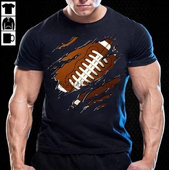 Americký Futbal T-Shirt veľkosť S-5XL