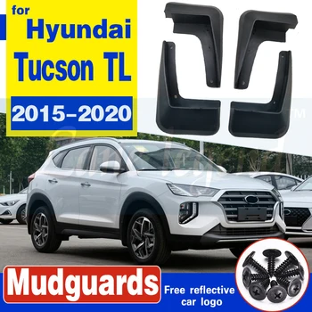 Nastaviť Tvarovaný Blato Klapky Na Hyundai Tucson TL - 2020 Mudflap Splash Stráže Blatník Predný Blatník Zadný 2016 2017 2018
