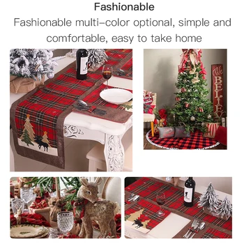 Obrusy pre Obdĺžnikový Stôl Vianočný Obrus Dekorácie pre Strany Bielizeň Obrus s Výšivky Kuchyňa Ornament