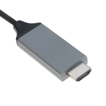Kebidu 2019 Najnovšie 2m 4K Typ C, HDMI Kábel, USB, C Kábel HDMI Prevodník USB 3.1 30Hz HD Rozšíriť Adaptér pre Macbook Samsung S8