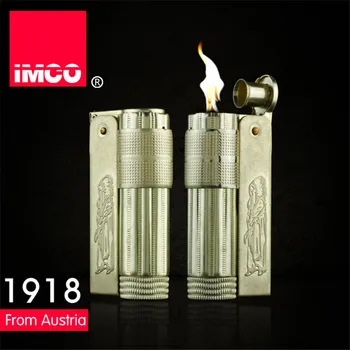 Klasický Originálny IMCO Benzínový Zapaľovač Všeobecné Ľahšie Pôvodné Medi Olej Benzín Cigariet Plynový Zapaľovač Cigaru Ohňa Čistej Medi
