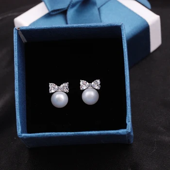 [MeiBaPJ] krásne luky a Pearl vyhovovali krásne prírodné kolo 7mm pearl šperky set S925 mincový striebro jemné šperky