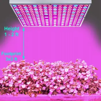 1500W LED Rásť Svetla 6000K celé Spektrum Phyto Lampa 85-265V pre Izbové Rastliny a Kvety Skleníkových Rásť Stan Phytolamp