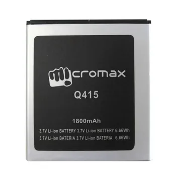 NOVÉ 3,7 V 1800mAh Batéria pre Micromax Q415 Q 415 Náhradné Li-ion Batéria Telefónu