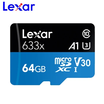 Pôvodné Lexar SD karta 128 gb kapacitou 256 GB 512 gb diskom Class10 633X Vysoká rýchlosť Max 95MB/S, SD Pamäťová karta 32GB 64GB Flash TF Karty