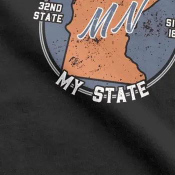 Minnesota Môj Stav Patriot Štátu Turistické Darček pánske Tričko Minnesota State Fair Pohode Tee Tričko Posádky Krku T-Shirt Letné Topy