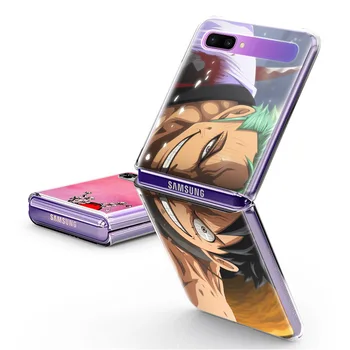 DIY VAŠE Fotografie obal pre Samsung Galaxy Z Flip 5G Pevného Jasné Plistic Telefón Coque Rozdelenie Skladací Módne Shell Anime Osobnosti