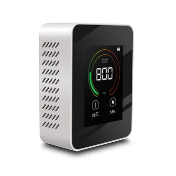 CO2 Detektor Kvality Ovzdušia Monitorovanie Teploty Vlhkosti Tester LCD Displej s Podsvietením