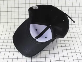 2020 nové unisex vyšívané šiltovku, jednoduchý štýl, nastaviteľné kovboj umývanie starý klobúk v lete