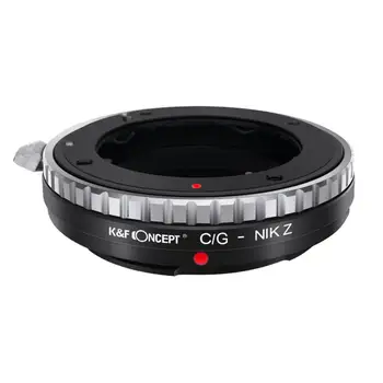 Nové K&F Koncept adaptér pre Contax G mount objektív Nikon Z mount Z6 Z7 Z50 fotoaparát doprava zadarmo