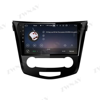 128G Carplay Android 10 obrazovkou, DVD Prehrávač na Nissan X-TRAIL Qashqai 2013-2018 MT GPS Navi Auto Rádio Stereo Hlava jednotky