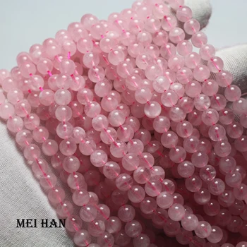 Meihan Veľkoobchod prírodné (3strand/set) Madagaskar ružový kremeň, 6mm kolo klenot kameň voľné korálky pre šperky robiť dizajn