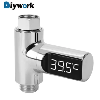 DIYWORK LCD Digitálne Teplota Vody Meter Monitor pre Domáce Sprcha Kúpeľňa Teplota Detektora Pre Starostlivosti o Dieťa
