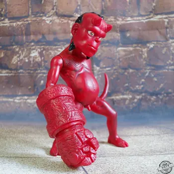 Peklo Baron 2 Hellboy Hell Boy 6-Palcový Super Hero Baby Verzia Hnuteľného Bábika Model Hračky Akcie Obrázok