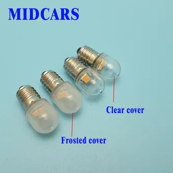 MIDCARS Vysokej Kvality 6V T4w Ba9s E10 LED Žiarovka Kontrolka 12V SMD Ledchip 48V Zadné 24V do 60V