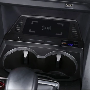 15w auto QI bezdrôtové nabíjanie telefónu nabíjačku pre Mazda 3 Axela 2020 plnenie palte bezdrôtový telefón držiak na príslušenstvo pre iPhone 8