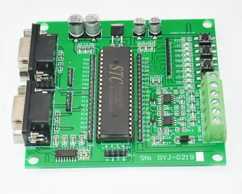 STC15W4K32S4 Single-chip Zjednodušený Vývoj Doska Nezávislé Dual RS485 Komunikácia Dual RS232 Komunikácia