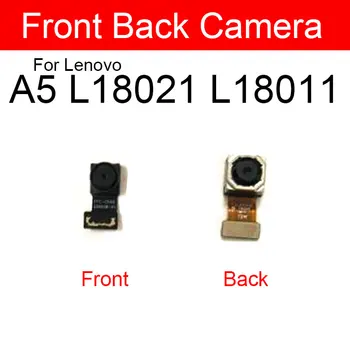 Čelom & Zadná Zadná Kamera Modul S Flex Kábel Pre Lenovo A5 L18021 L18011 Malé Hlavné Veľký Fotoaparát Nahradenie Opravy