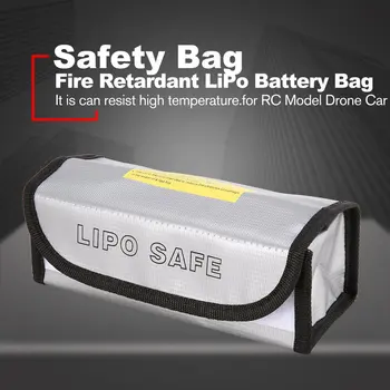 Ohňovzdorná LiPo Batérie Taška LiPo Bezpečné Stráže Plnenie Box Vrece Vrece Puzdro Ohňovzdorné v nevýbušnom pre RC Model Auto Drone