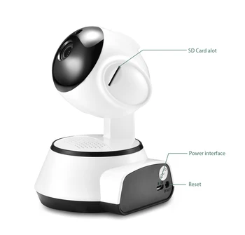 Hamrolte Baby Monitor 720P Wifi IP Kamera Nightvision obojsmerné Audio, Detekcia Pohybu ICsee Vzdialený Prístup Home Security Kamera